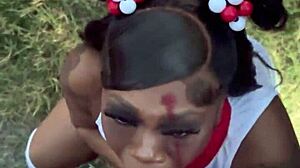 Cheerleader craves big dick even in the afterlife