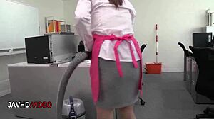 Asian Lady Chihiro Akino Does Hardcore Blowjob Creampie