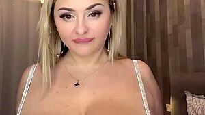 Big natural tits bounce and jump as she gets fucked, moaning in pleasure.