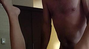 tina in a homemade facial scene