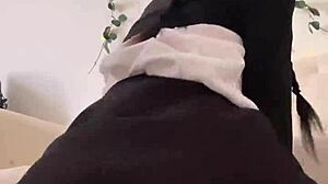 i watch petite wednesday addams bounce her big round ass on a dildo