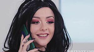 Alessa Savage Bangs Big Black Cock on Webcam!