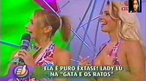 lady lu performs a super positive striptease on brazilian tv