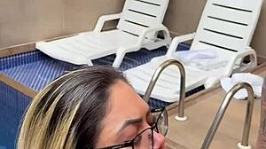 Tattooed guy intensely fucks hot blonde's tight pussy hard