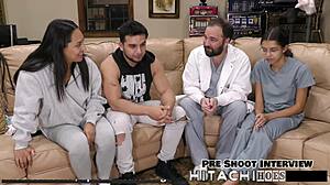 Home alone mia moans in solo pleasure!