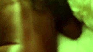 Fucking the ebony side chick hard in her bed