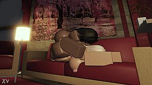 huge black cock splitting pussy in apartment