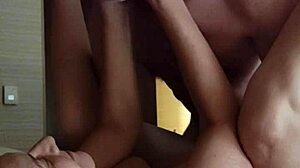 tina in a homemade facial scene