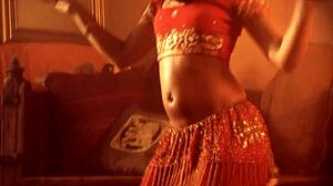 laying down indian beauty for dance