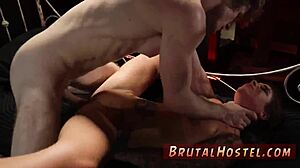 In their first time, the excited youthful compeers explore foot domination together