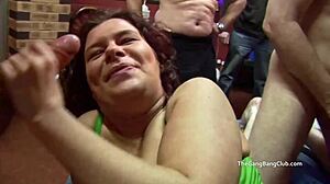 Guy Licks Cum Off Woman's Face After Facial