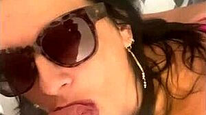 milfycalla feels intense pleasure in shorts compilation