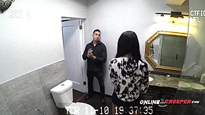 gorgeous bethany tied up and banged hard by bruno's monster cock in group cfnm