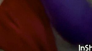 I'm masturbating with dildo in ass and squirting