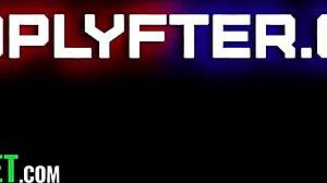 pink pussy vibrator thief gets taught a rough lesson by shoplyfter 😈