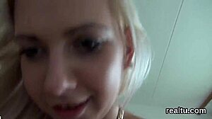Is this Czech teen seducing in supermarket POV?