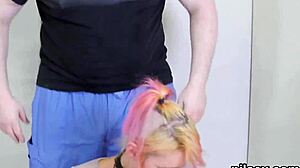 randy nympho gets awkward anal therapy in asylum