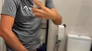 Bisexual Guy Shows Off Big Cock And Cums Huge Load