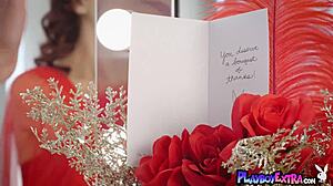 Skinny Redhead Teen Madeline Amour Shows Her Flexible Body Dancing