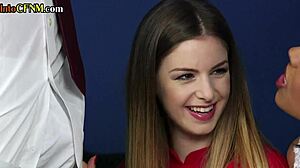 Can Ebony Bride Jerk Old Cock In Wedding Dress 3some?