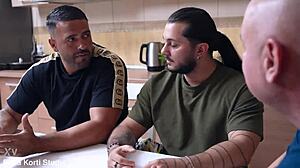 Sofia Smith in a wild 5-on-1 anal gangbang with big cocks