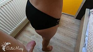 Cumming In Panties After Hard Fucking Step Sister.