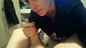 Swallowing Cum After Delicious Blowjob