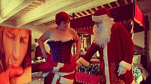 Can granny carmen handle christmas santa suck ride and sleigh?