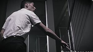 filthy stepsister seduces teen stepbro!