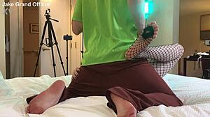 Shaggy Fucks Transsexual College Student In Parody Roleplay