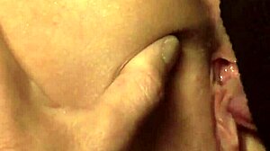 Watch the sexy blonde get deep and ass fucked by a hooded couple?