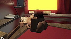 huge black cock splitting pussy in apartment