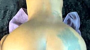 Pov Backshots With Bubble Butt Ebony Cumshot