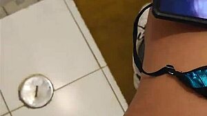 friend's mom catches me in her bathroom