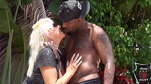 Granny Mandie McGraw Fucked Hard By Rome Major On Dock