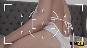 Rim4k man shocked as modest model intensely rims his butthole