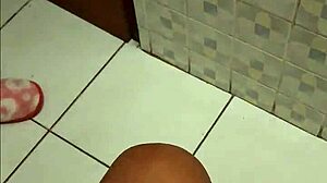 friend's mom catches me in her bathroom