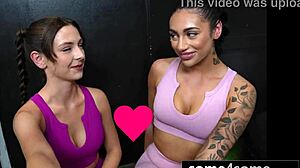 Three Curvy Teens Negotiate Free Gym Memberships Through Blackmail