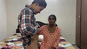 sister-in-law taking jhadoo in pussy while brother-in-law kisses it and feeds milk from big nipples