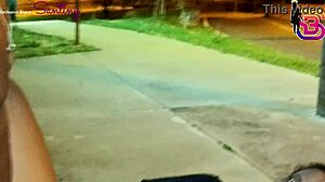 Call center operator caught giving to big dick in the park square!