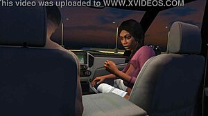Gta 5, Franklin gets serviced by a hooker