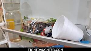 Ember Snow craves stepfather's huge cock!