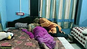 Indian Hot Couple Enjoys Hardcore Fucking with Sexy Wife and Young Husband