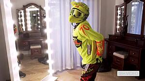 Want hot sex with a horny teen on a motorcycle?