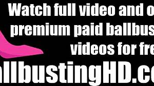 sexy new year ballbusting kicks and knees by hottest babe