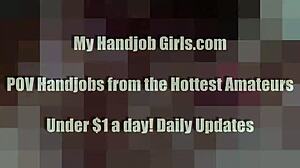 hot pov handjob feels relaxing after a tough day