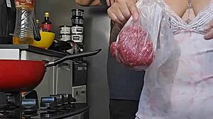 Pregnant Woman Showing Off Her Curves