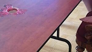 Stomping cum out of cock with feet and femdom fun! 👣💦