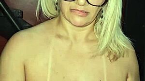 Blonde liberal and friend tease photographer at pool