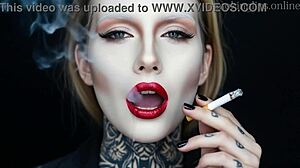 Smoking Lips Fetish